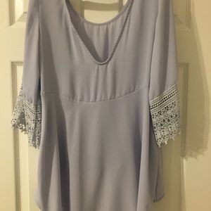Beautiful Altard State high low lavender shirt
